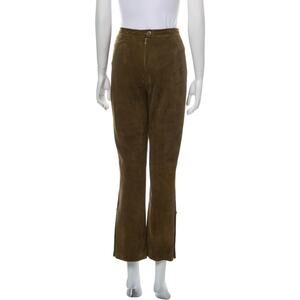 Versace Vintage Straight Leg Pants - XS - Brown